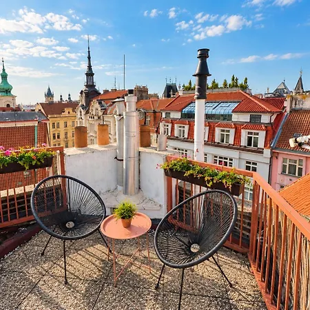 Apartment Roof And Parking Assistance Prag